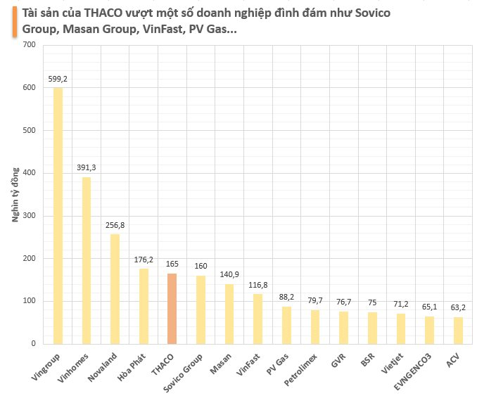 Lợi nhuận nửa đầu năm của THACO giảm 78%, tổng tài sản ngang ngửa Hòa Phát, vượt hơn hẳn Masan, VinFast - Ảnh 3.