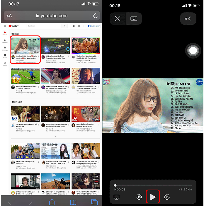 Các bước đơn giản giúp khóa màn hình khi xem Youtube trên iPhone - Ảnh 3.