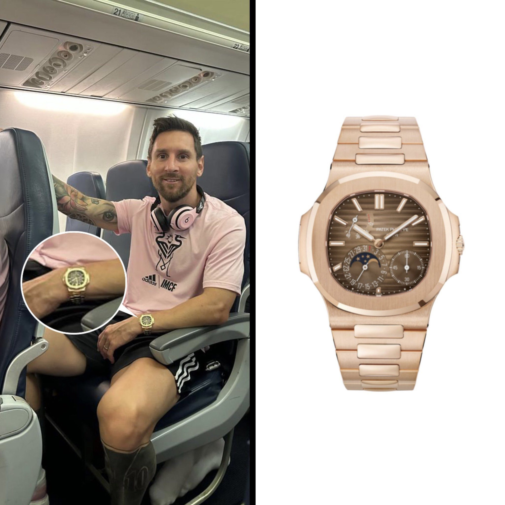 💰🌟 Oferta rechazada de 600 millones de euros al año: Lionel Messi todavía disfruta de una vida de 'clase alta' en Estados Unidos: vivir en una torre diseñada por Porsche, salir de fiesta con la familia Beckham y ampliar su colección de relojes de lujo con un Nautilus de oro blanco de 18 quilates con perpetuo 8