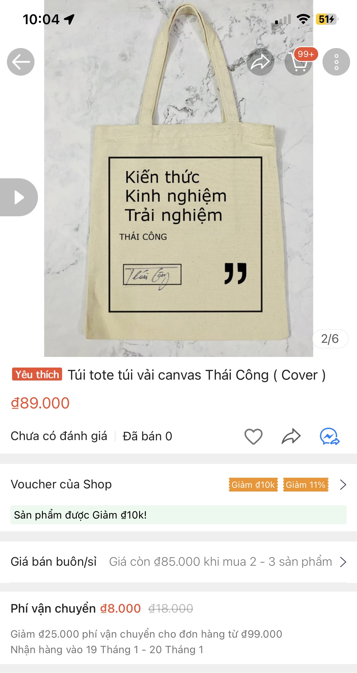 Chiếc túi 99k của Thái Công bất ngờ bị làm nhái, giá chỉ bằng 1/10 nhưng nhìn số lượng bán thì ai cũng bật cười- Ảnh 5.