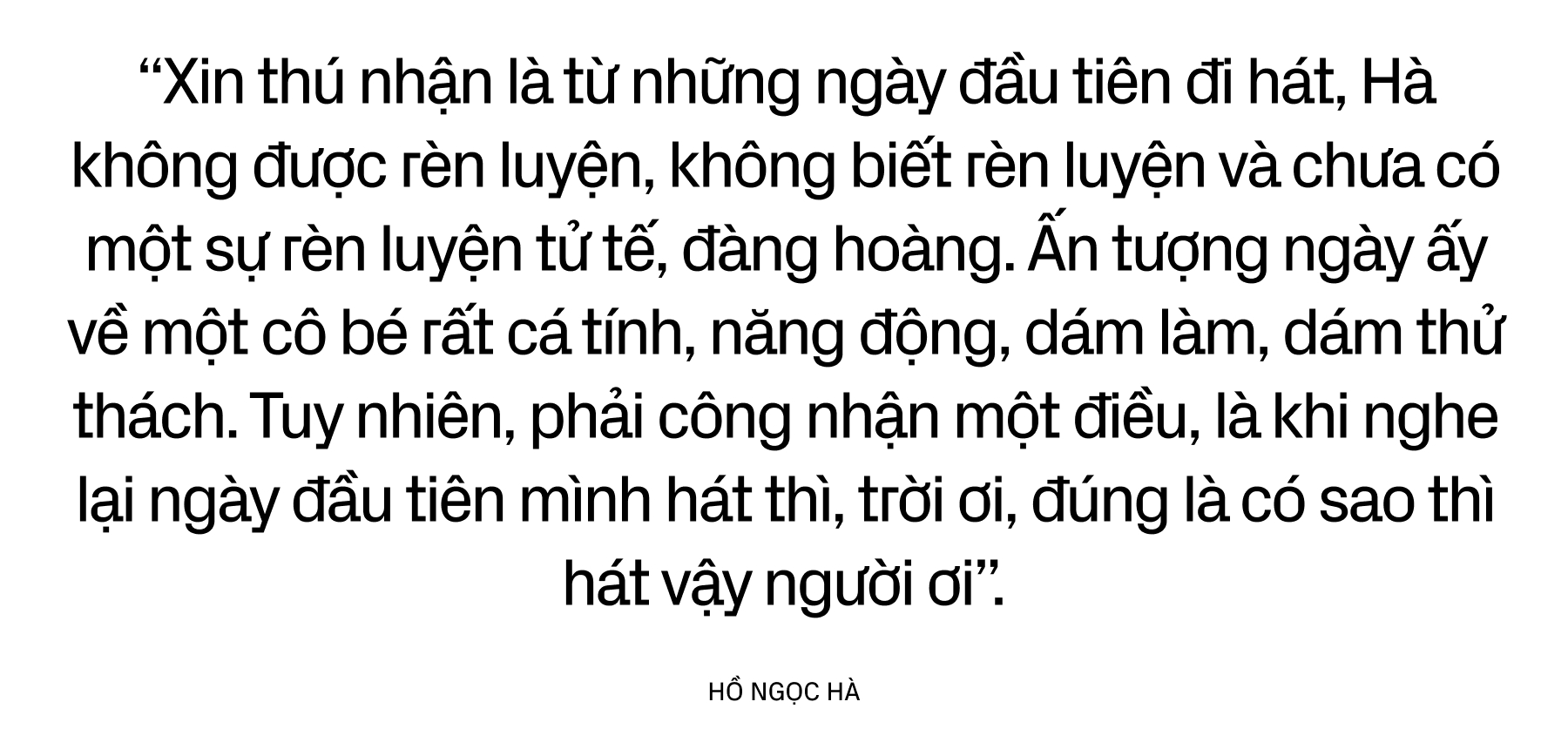 Hồ Ngọc Hà - Mẹ 3 con dám nói không với 2 chữ "dừng lại" và tỏa sáng