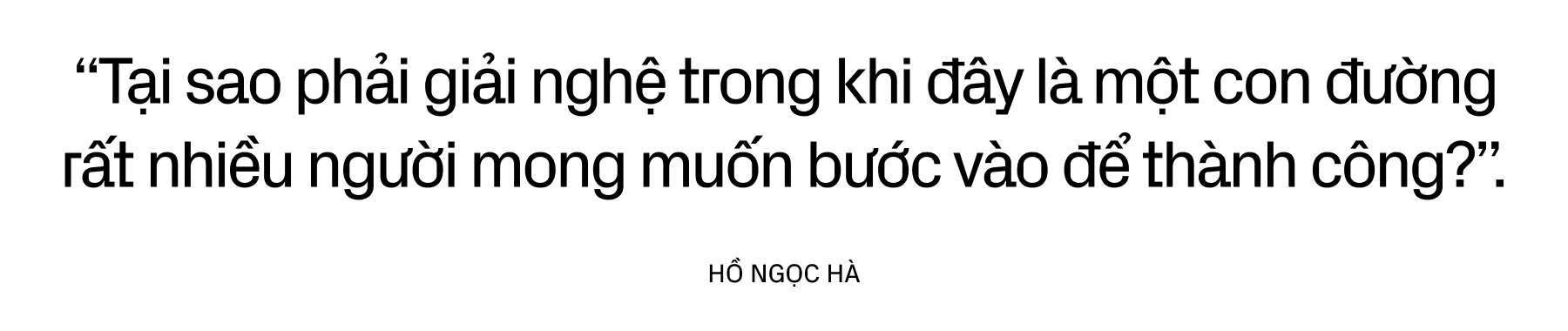 Hồ Ngọc Hà - Mẹ 3 con dám nói không với 2 chữ "dừng lại" và tỏa sáng