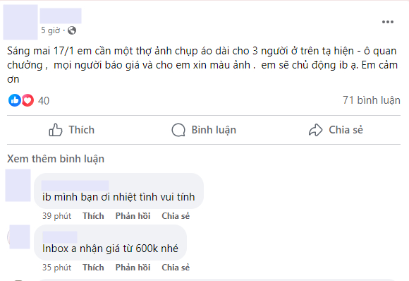 Thợ ảnh kiếm hơn 5 triệu/ngày từ các "cô hai mợ ba" mê diện áo dài, thuê đồ "móc nối" với makeup không để lọt ai - Ảnh 3.