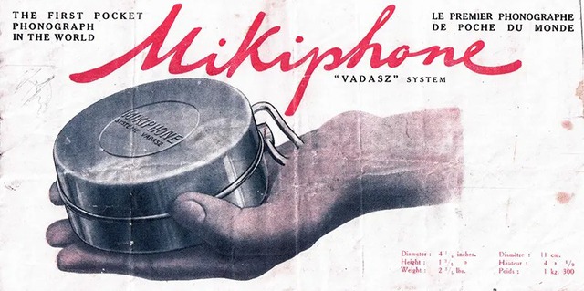 Mikiphone 1924: 'Máy nghe nhạc' bỏ túi đầu tiên trên thế giới - Ảnh 4. Mikiphone 1924: 'Máy nghe nhạc' bỏ túi đầu tiên trên thế giới - Ảnh 4.