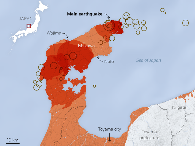 Tin động đất Nhật Bản mới nhất: Thủ đô Tokyo rung chuyển dù cách 300km - Ảnh 2.
