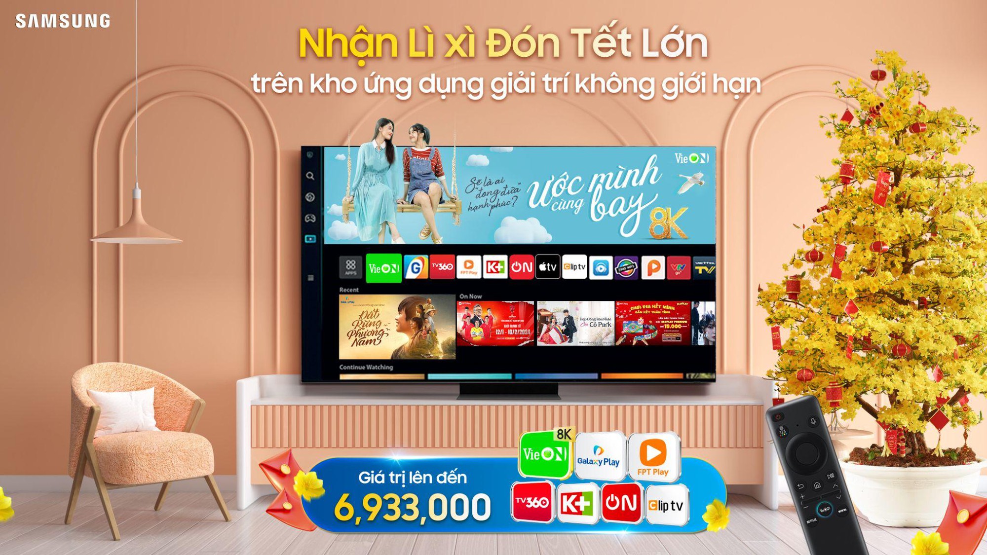 Đón Tết lớn cùng Samsung, thăng hạng TV, lên đời trải nghiệm - Ảnh 2.