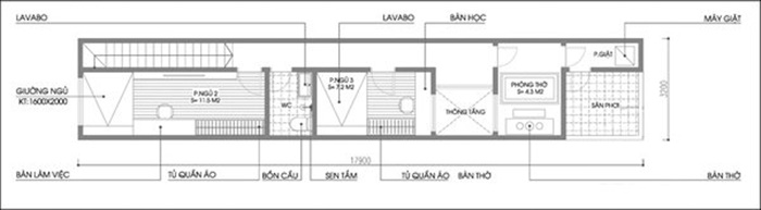 Xây nhà rộng 57m2 cho gia đình 5 người, 3 thế hệ cùng sinh sống thoải mái- Ảnh 2. Xây nhà rộng 57m2 cho gia đình 5 người, 3 thế hệ cùng sinh sống thoải mái- Ảnh 2.