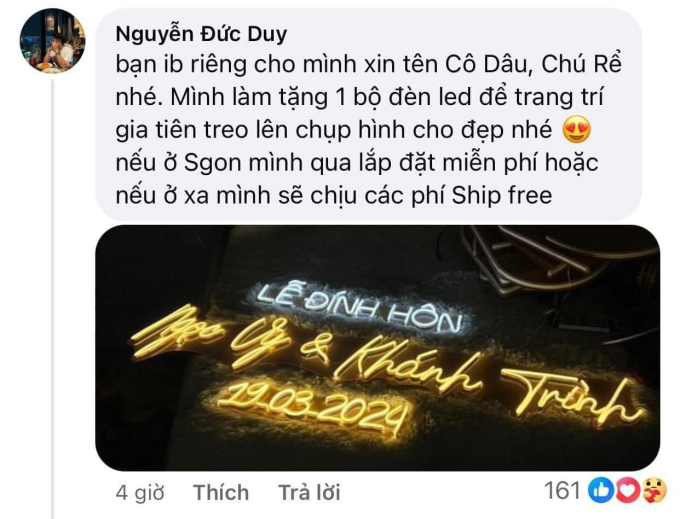 Chỉ 1 bài đăng "nhờ hỗ trợ đám cưới" mà thấy cả một Việt Nam đầy tình thương: Tràn ngập lời ngỏ giúp đỡ, từ váy cưới đến thiệp mời- Ảnh 3.