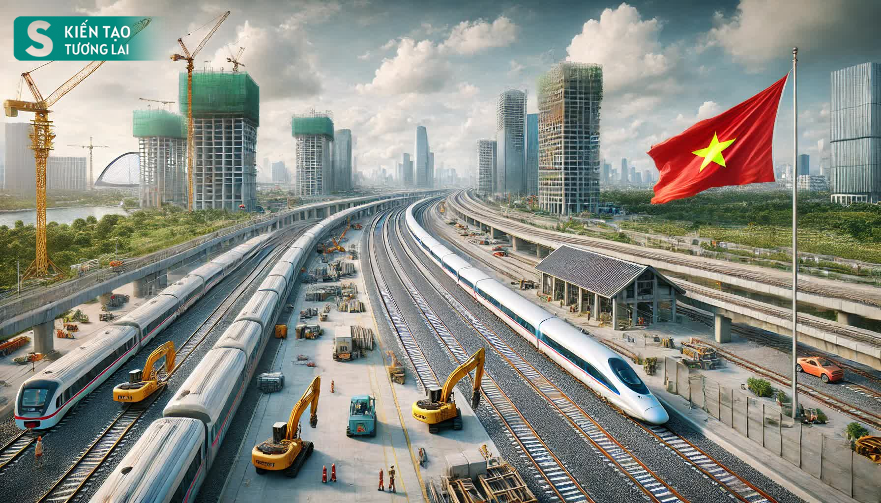 Tương lai đường sắt tốc độ cao ở Việt Nam sẽ tạo ra thị trường hơn 100 tỷ đô, có thêm hàng triệu việc làm?- Ảnh 1. Tương lai đường sắt tốc độ cao ở Việt Nam sẽ tạo ra thị trường hơn 100 tỷ đô, có thêm hàng triệu việc làm?- Ảnh 1.
