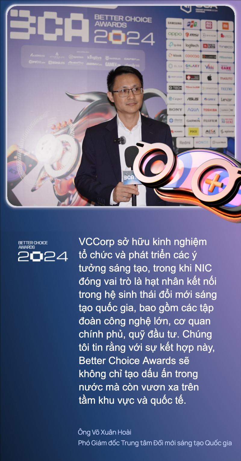 Phó Giám đốc NIC: "Chúng tôi tin rằng Better Choice Awards sẽ không chỉ tạo dấu ấn trong nước mà còn vươn xa trên tầm khu vực và quốc tế"- Ảnh 1.