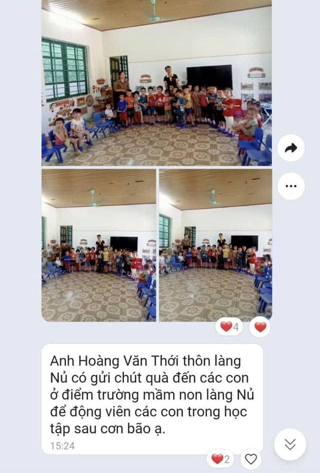Anh Hoàng Văn Thới gửi tặng mỗi bé mầm non Làng Nủ 1 triệu đồng: "Học thay phần con chú nghe chưa"- Ảnh 1.