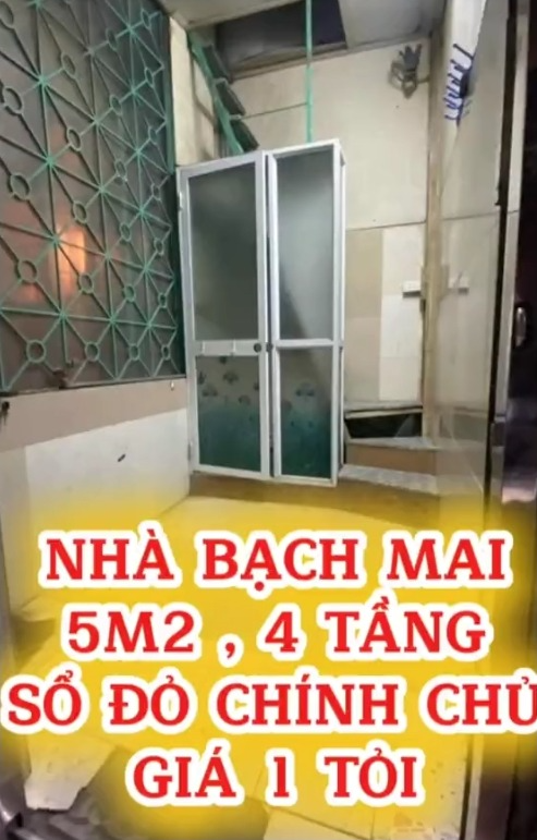 Căn nhà 5m2 xây 4 tầng được rao bán 1 tỷ đồng ở Hà Nội- Ảnh 2.