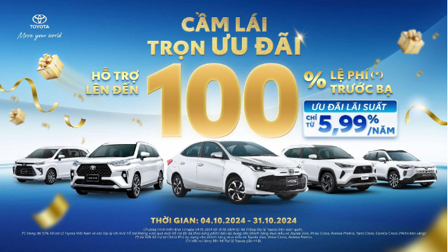 Sở hữu xe Toyota liền tay, nhận ngay ưu đãi 100% lệ phí trước bạ- Ảnh 1.