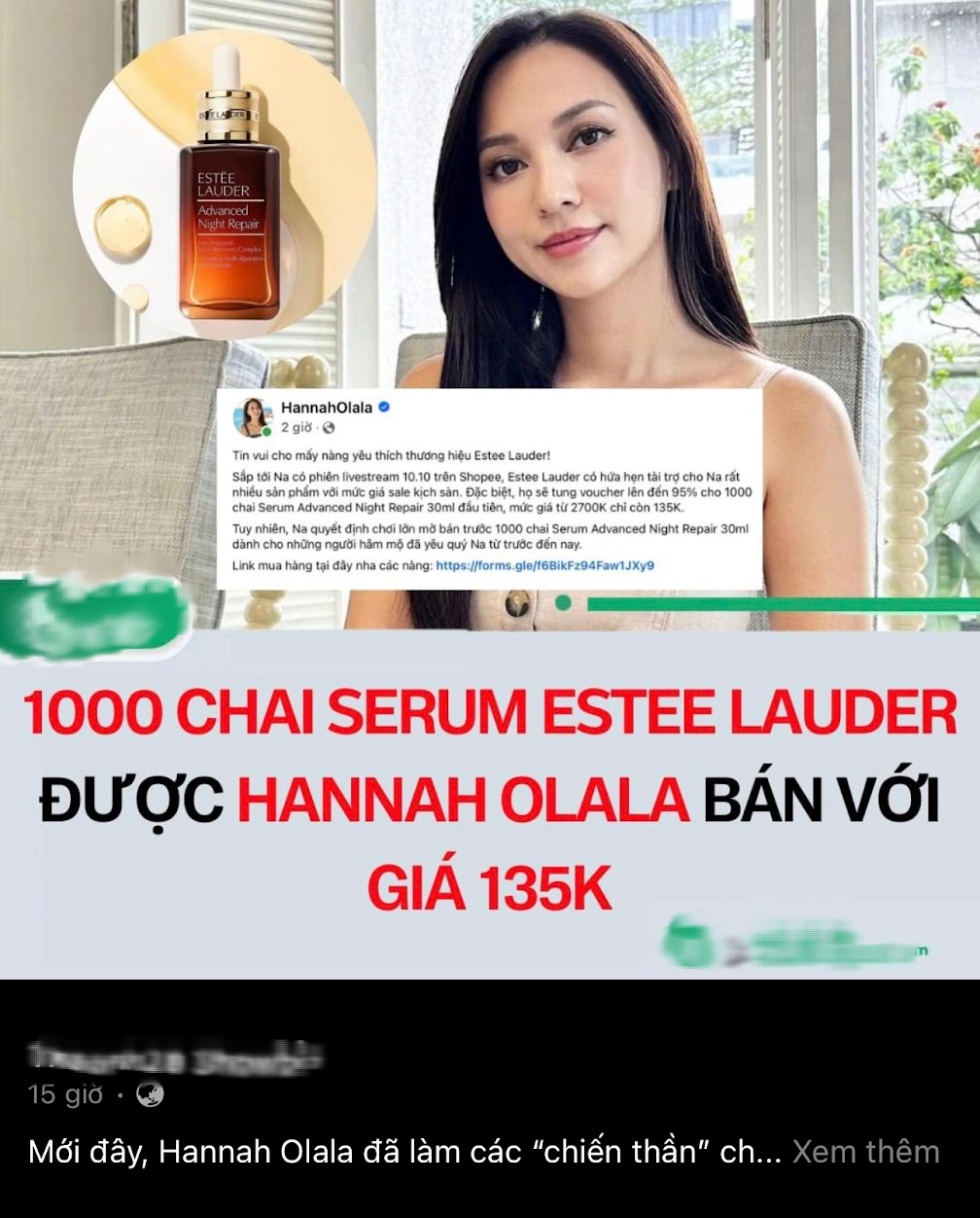 KOC Hannah Olala liên tục bị ‘fake’ hình ảnh và giả mạo giọng nói để bán mỹ phẩm giả, khuyên thật: ‘Đừng ham rẻ mà ‘tiền mất tật mang!’- Ảnh 1.