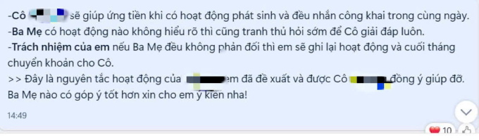 Lan truyền bảng thu chi của cha mẹ học sinh 1 lớp "giàu" ở TP.HCM: Hội phụ huynh đọc xong chỉ biết ao ước- Ảnh 2.