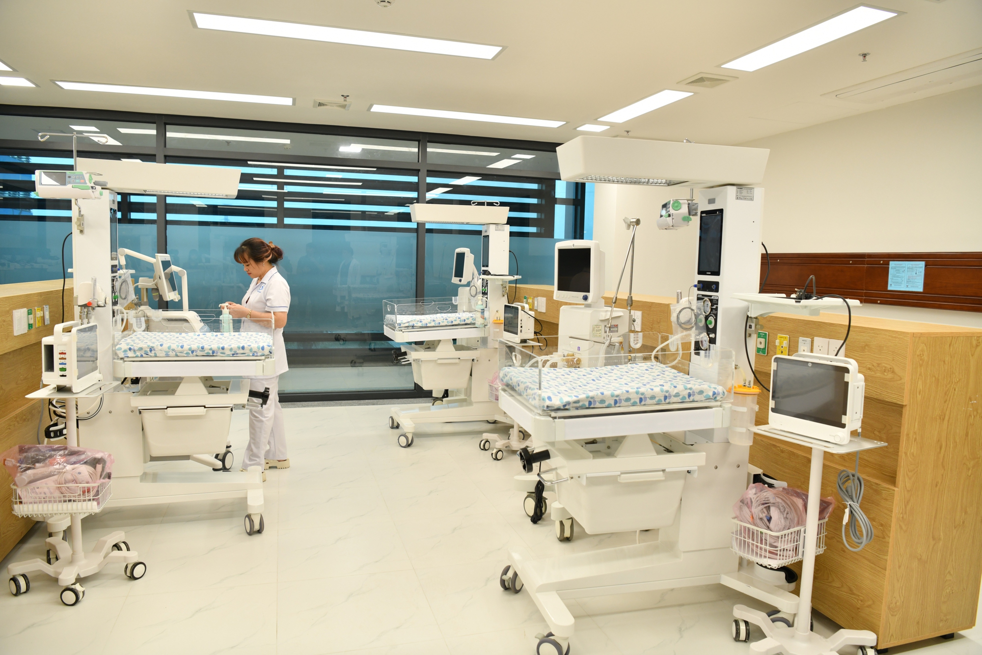 Khám phá không gian hiện đại bên trong Bệnh viện Nhi Hà Nội trị giá gần 800 tỷ đồng- Ảnh 5.