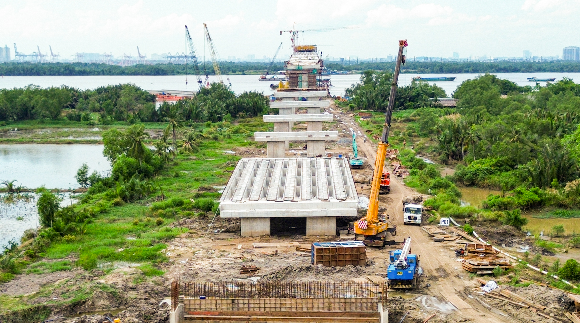 Toàn cảnh công trường dài hơn 11 km của đường Vành đai 3 qua tỉnh Đồng Nai- Ảnh 7.