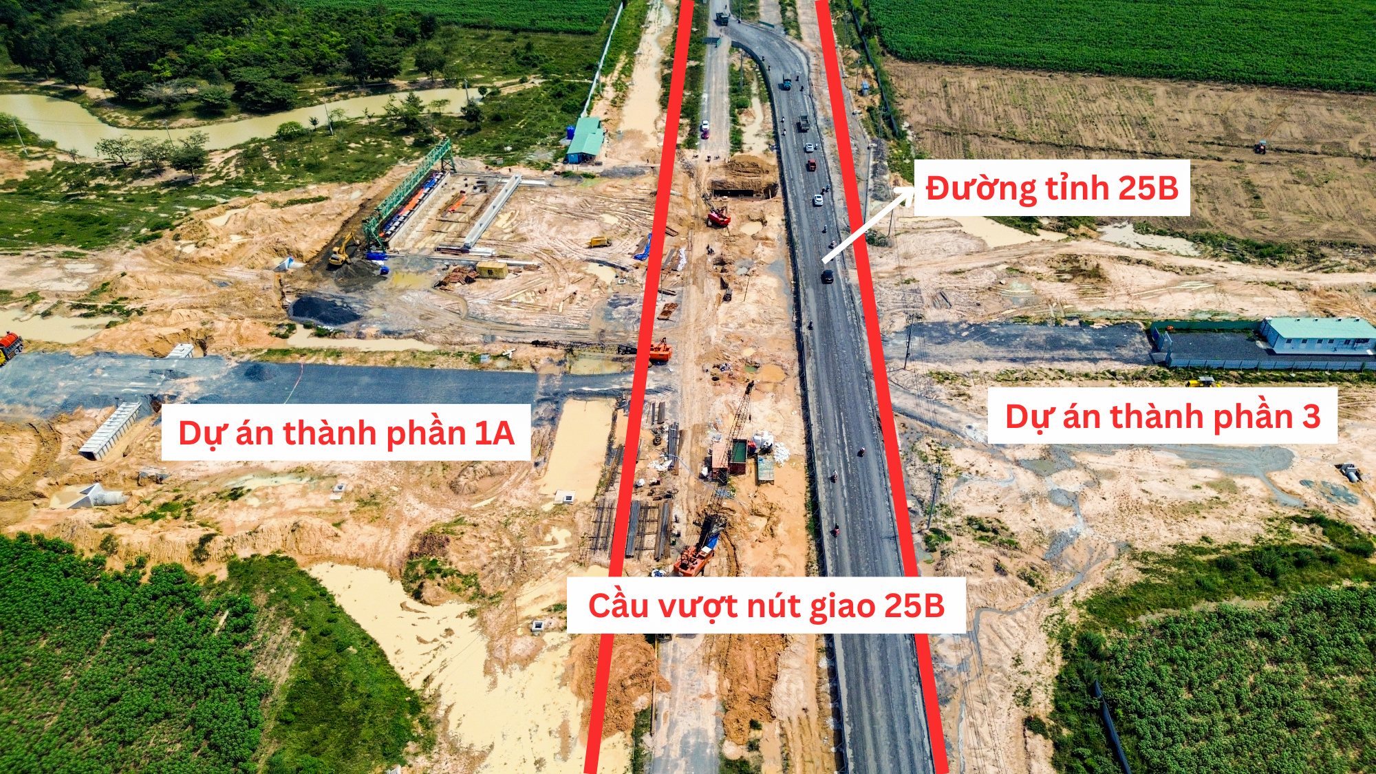 Toàn cảnh công trường dài hơn 11 km của đường Vành đai 3 qua tỉnh Đồng Nai- Ảnh 10.