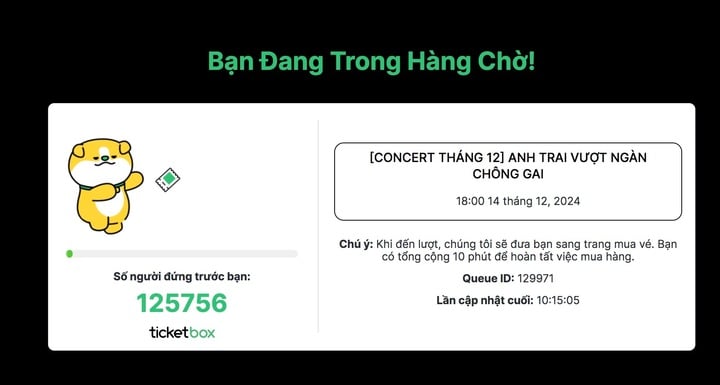 Vừa mở bán, web bán vé concert 'Anh trai vượt ngàn chông gai' sập vì quá tải- Ảnh 2.