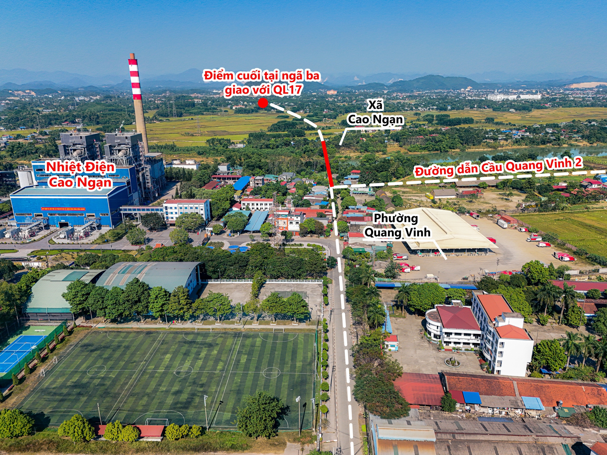 Toàn cảnh khu vực sẽ xây 2 cây cầu gần 1.600 tỷ ở thành phố Thái Nguyên- Ảnh 4.