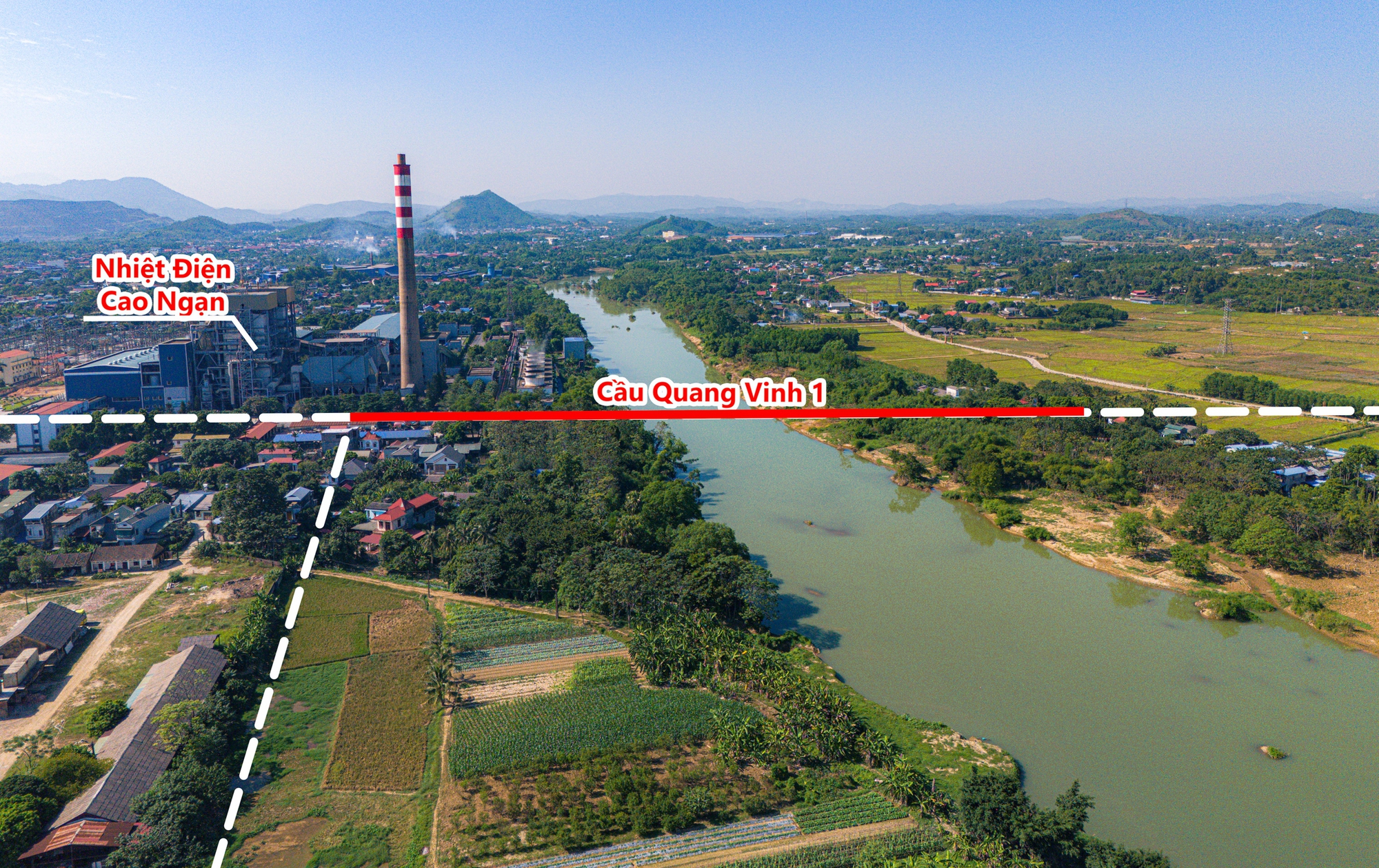 Toàn cảnh khu vực sẽ xây 2 cây cầu gần 1.600 tỷ ở thành phố Thái Nguyên- Ảnh 6.