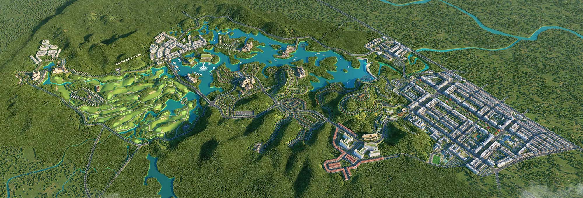 Toàn cảnh hồ nước có đến 54 đảo và bán đảo, được quy hoạch thành khu đô thị rộng gần bằng quận Hoàn Kiếm- Ảnh 10.