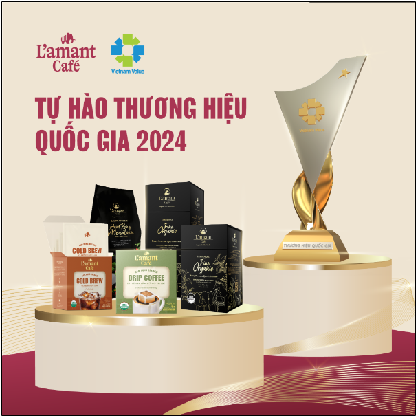 L’amant Café: Thương hiệu cà phê hữu cơ được vinh danh Thương hiệu Quốc gia 2024- Ảnh 1.