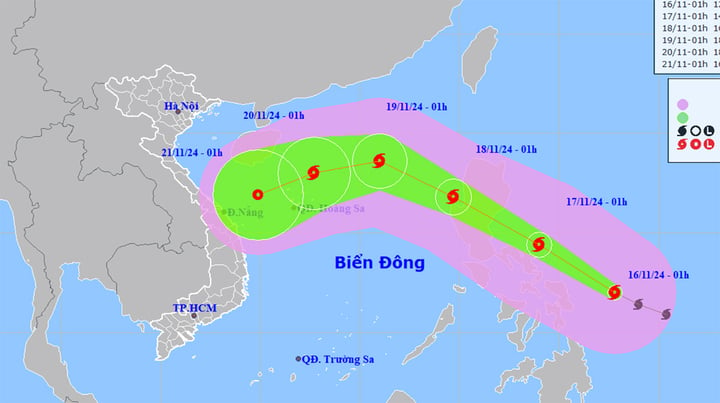 Bão Man-yi tiệm cận cấp siêu bão, di chuyển nhanh vào Biển Đông trong 48 giờ tới- Ảnh 1.