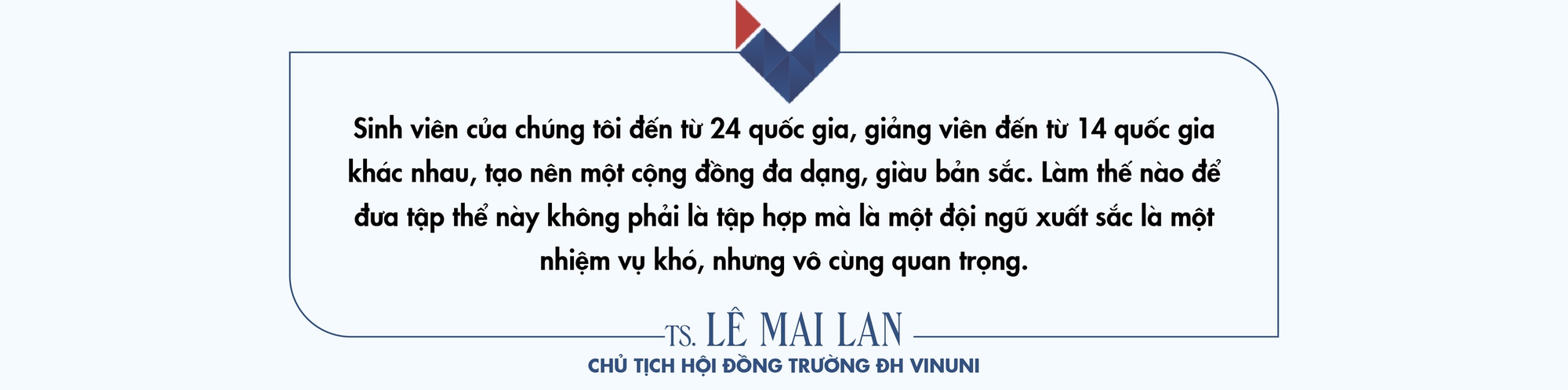 TS Lê Mai Lan kể chuyện 5 năm ‘bứt tốc’ của VinUni: Từ tầm nhìn của tỷ phú Phạm Nhật Vượng, tới đại học trẻ nhất thế giới đạt chứng nhận QS 5 sao và khát vọng phụng sự giáo dục- Ảnh 9.