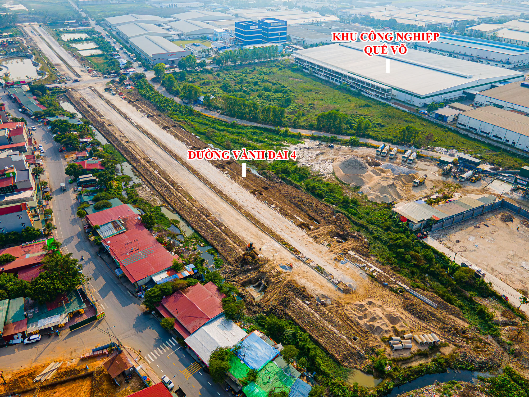 Toàn cảnh đoạn Vành đai 4 đoạn qua tỉnh Bắc Ninh được Thủ tướng thị sát, yêu cầu hoàn thành sớm một năm- Ảnh 13.