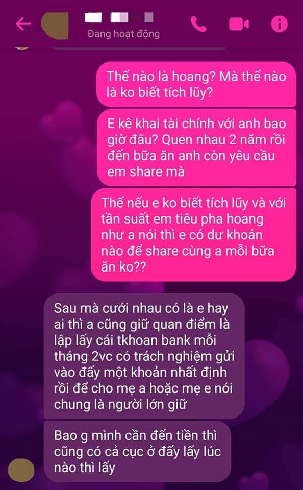 Yêu nhau 3 năm bạn trai vẫn bắt chia tiền ăn, mua váy đi đám cưới cũng bị chê hoang phí: Tuyên bố khoản tiết kiệm chung gửi mẹ giữ sau này khiến cô gái chết lặng- Ảnh 4. Yêu nhau 3 năm bạn trai vẫn bắt chia tiền ăn, mua váy đi đám cưới cũng bị chê hoang phí: Tuyên bố khoản tiết kiệm chung gửi mẹ giữ sau này khiến cô gái chết lặng- Ảnh 4.