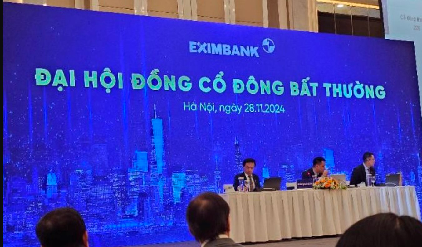 Kết quả ĐHCĐ bất thường Eximbank: Chuyển trụ sở ra Hà Nội, miễn nhiệm 2 Phó chủ tịch HĐQT và Trưởng Ban kiểm soát- Ảnh 1.