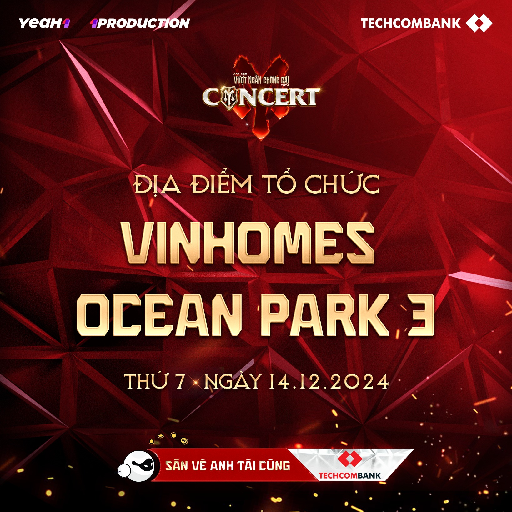 Concert Anh Trai Vượt Ngàn Chông Gai chính thức công bố địa điểm tại Hà Nội: Techcombank "chơi lớn", Vingroup cũng tung loạt ưu đãi khủng- Ảnh 2.