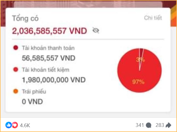Đăng một bức ảnh chụp màn hình số dư tài khoản, cô gái khiến hàng ngàn người giật mình- Ảnh 1. Đăng một bức ảnh chụp màn hình số dư tài khoản, cô gái khiến hàng ngàn người giật mình- Ảnh 1.