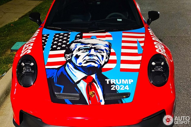 Chiếc Porsche 911 đặc biệt mừng ông Donald Trump thắng cử- Ảnh 4.