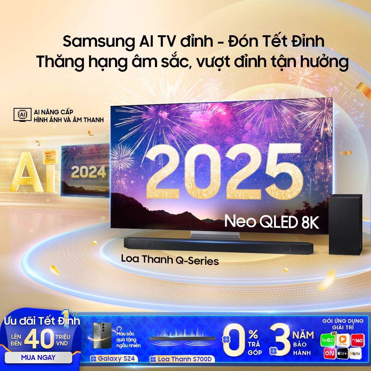 Điểm danh những mẫu TV 98 inch từ Samsung, cuối năm nâng cấp là có Tết đỉnh- Ảnh 1.
