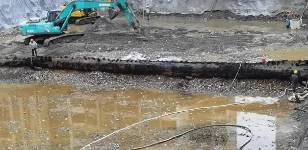 Cả công trường dừng thi công khẩn cấp vì máy xúc đào trúng cây gỗ dài 40m, toả mùi hương: Chuyên gia khẳng định "báu vật" này không dưới 349 tỷ đồng- Ảnh 1.