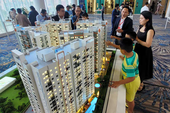 Một dự án căn hộ mới mở bán ở TP HCM Ảnh: TẤN THẠNH Một dự án căn hộ mới mở bán ở TP HCM Ảnh: TẤN THẠNH