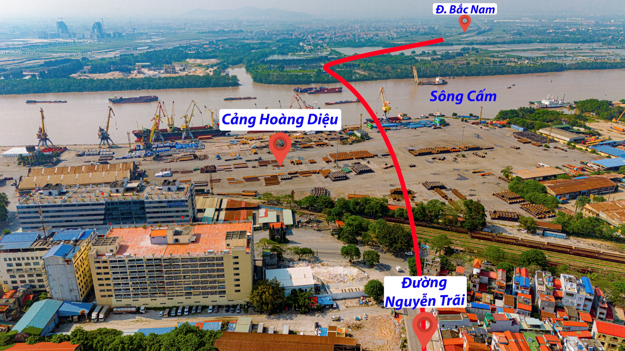 Thành phố lớn thứ 3 Việt Nam sẽ có cây cầu hơn 6.000 tỷ đồng bắc qua bến cảng 150 năm tuổi- Ảnh 1.