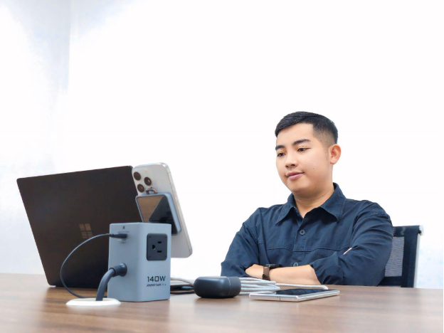 Trạm sạc để bàn đa năng Pisen Aurora GaNUltra All-in-One – Một thiết bị, nhiều tiện ích- Ảnh 3.