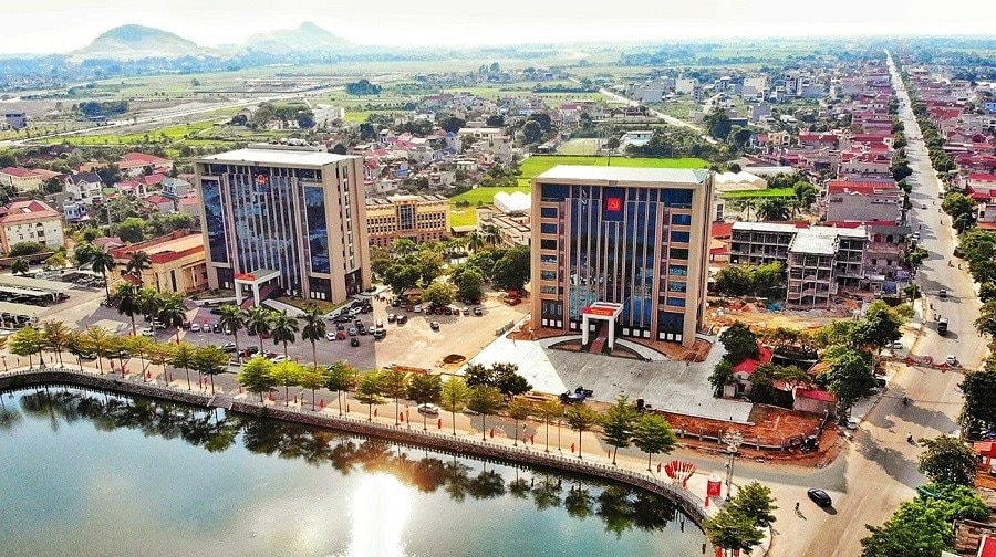 Thị xã "trẻ tuổi" nhất tỉnh Bắc Giang vừa được phê duyệt quy hoạch phân khu gần 2.100 ha, quy mô dân số 35.900 người- Ảnh 1.