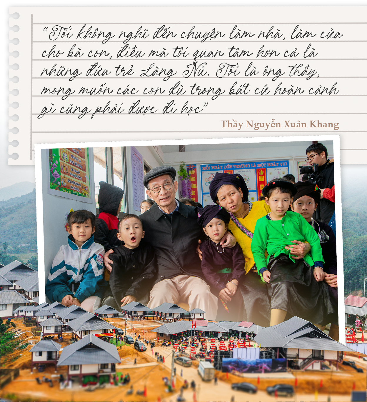 Khởi đầu mới của thầy giáo 75 tuổi: “Lên Làng Nủ để ông cháu tôi nhận nhau, và ký một cam kết đặc biệt”- Ảnh 3. Khởi đầu mới của thầy giáo 75 tuổi: “Lên Làng Nủ để ông cháu tôi nhận nhau, và ký một cam kết đặc biệt”- Ảnh 3.