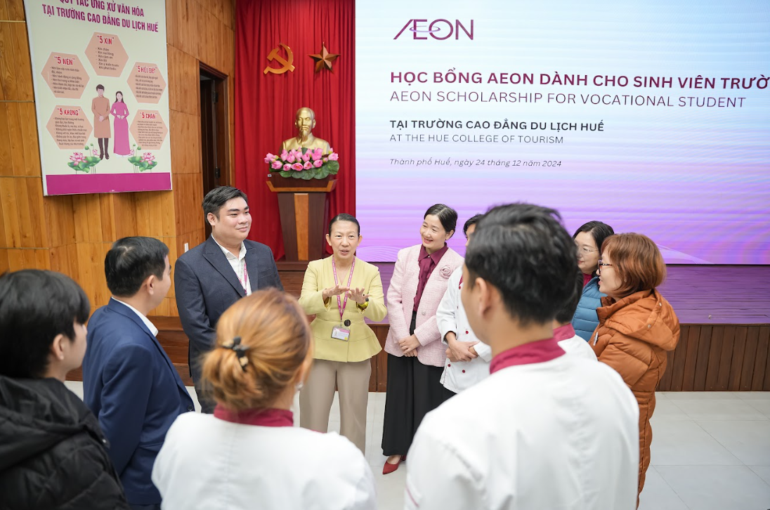 Học bổng AEON dành cho sinh viên trường nghề: Cầu nối giáo dục nghề nghiệp bền vững- Ảnh 2.