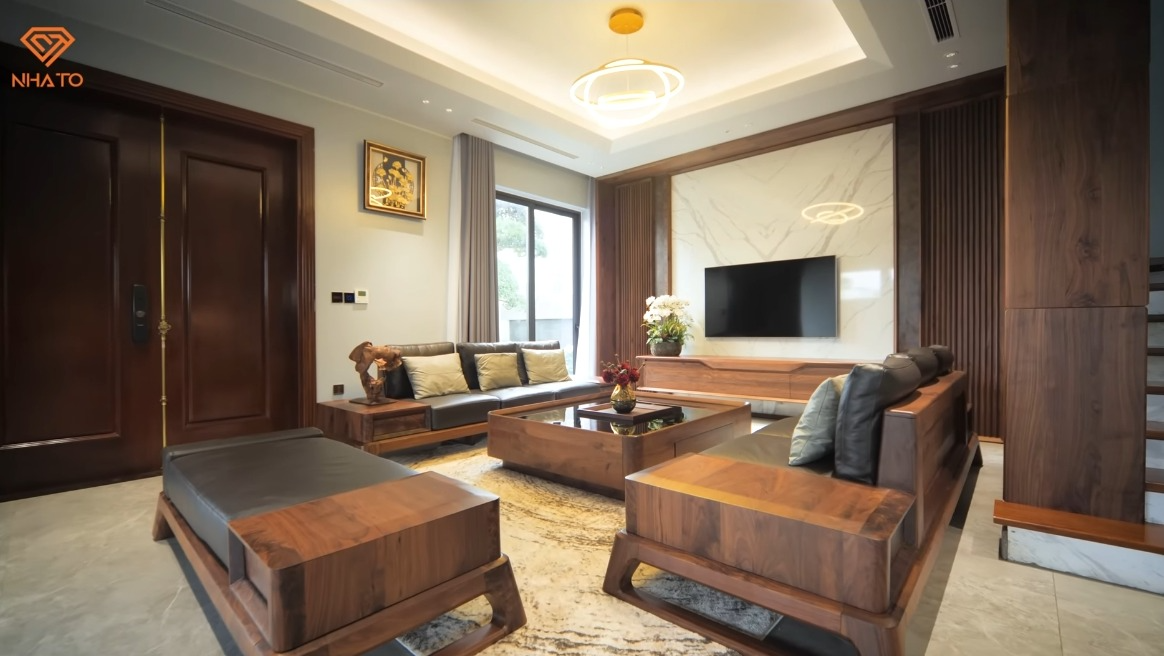 Bên trong căn biệt thự ven sông triệu đô tại Vĩnh Phúc: Gia chủ mới 15 tuổi, tự tay thiết kế lại toàn bộ nội thất- Ảnh 6.