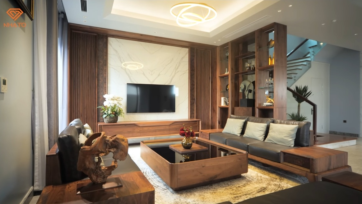 Bên trong căn biệt thự ven sông triệu đô tại Vĩnh Phúc: Gia chủ mới 15 tuổi, tự tay thiết kế lại toàn bộ nội thất- Ảnh 3.