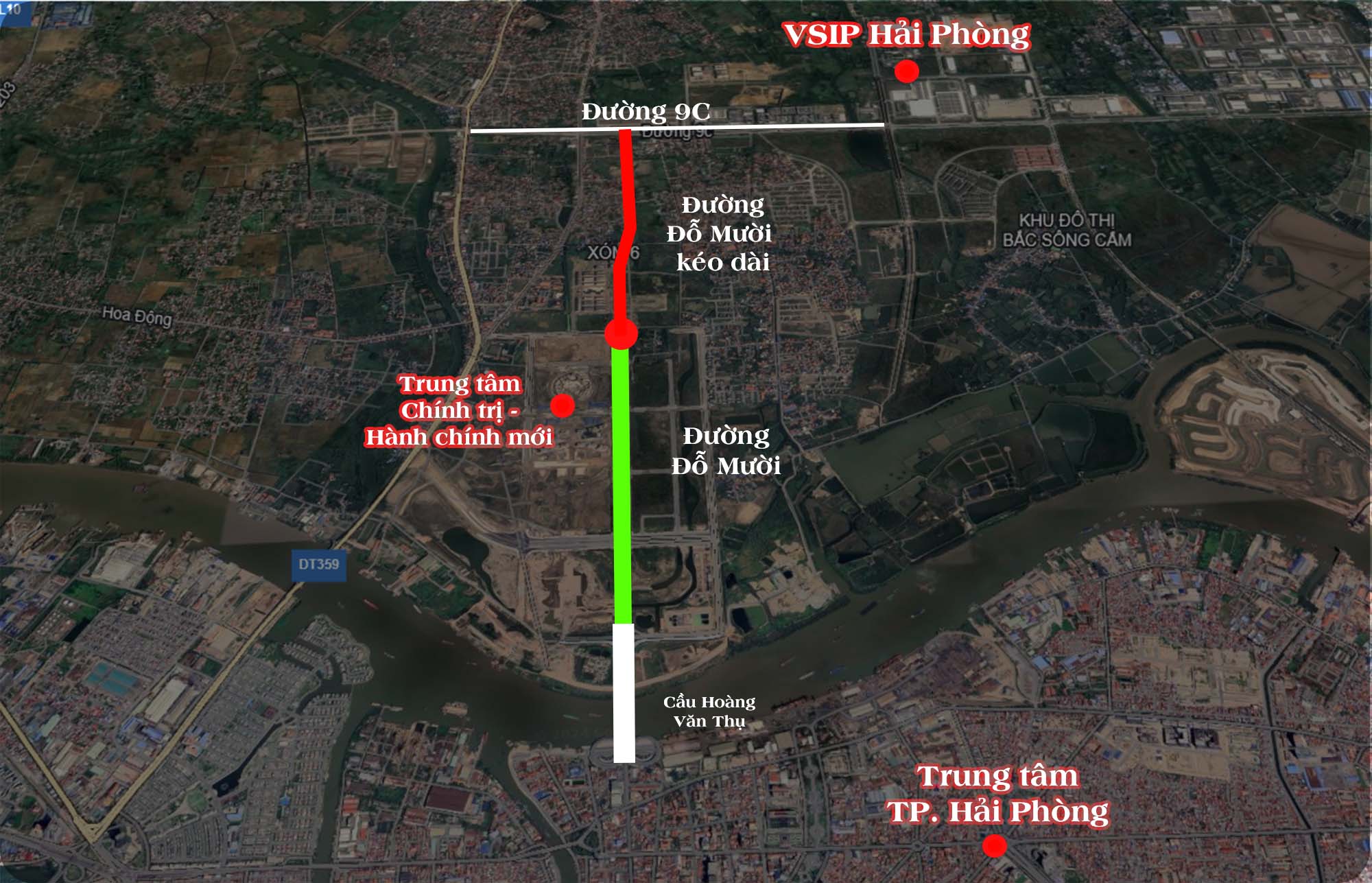 Toàn cảnh tuyến đường 12 làn xe rộng nhất Hải Phòng đang được kéo dài gấp đôi, nối khu công nghiệp một tỷ USD với trung tâm hành chính mới- Ảnh 3.