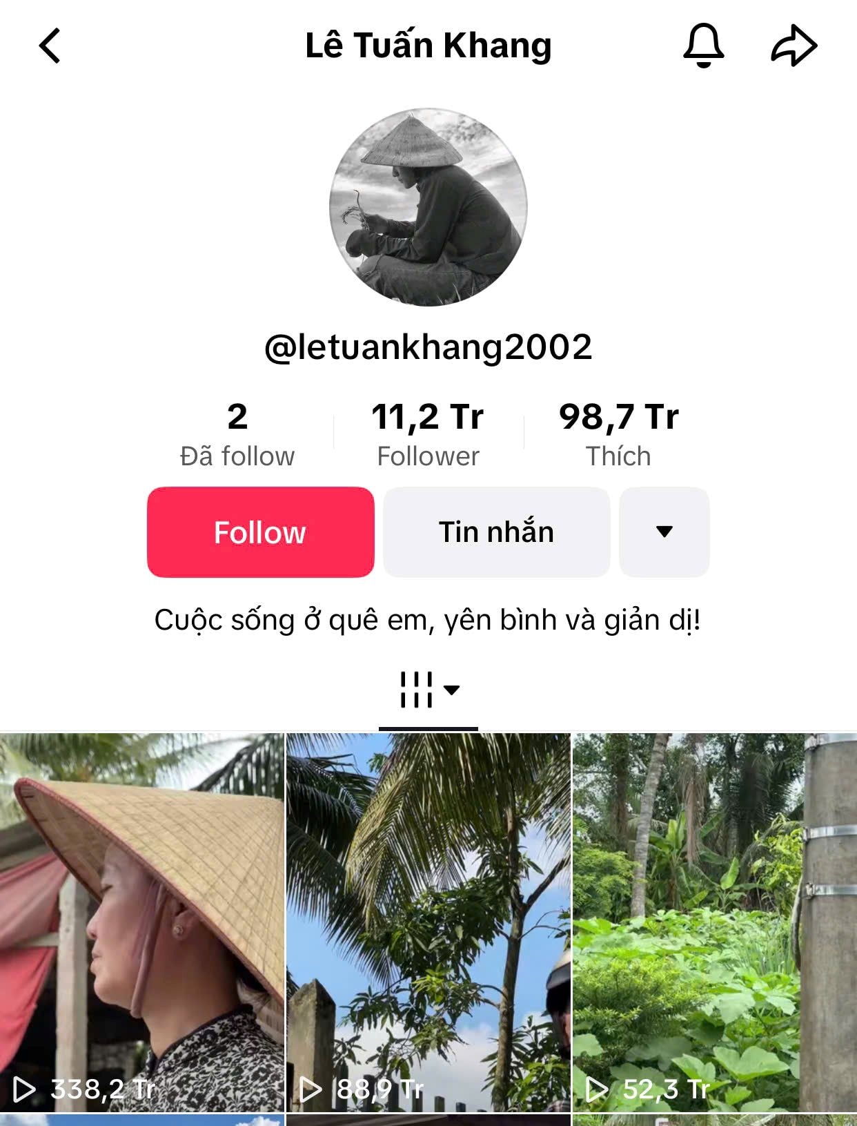 Chuyên gia truyền thông nghi vấn 'hiện tượng' Lê Tuấn Khang: View và followers tăng trong thời gian ngắn có sự thao túng của TikTok?- Ảnh 3. Chuyên gia truyền thông nghi vấn 'hiện tượng' Lê Tuấn Khang: View và followers tăng trong thời gian ngắn có sự thao túng của TikTok?- Ảnh 3.