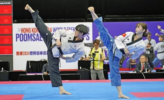 Chị đẹp Châu Tuyết Vân 2 ngày giành 2 HCV taekwondo thế giới: Đỉnh nóc, kịch trần- Ảnh 2.