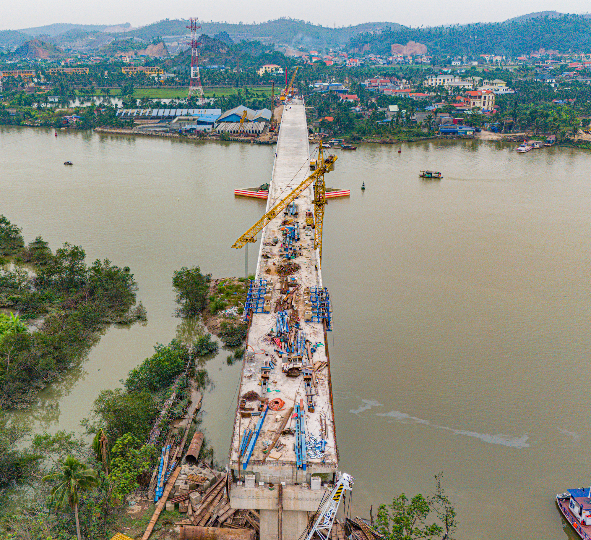 Ngắm dự án 1.300 tỷ sắp hoàn thành, nối Hải Phòng với tỉnh sẽ lên thành phố trực thuộc trung ương- Ảnh 4.