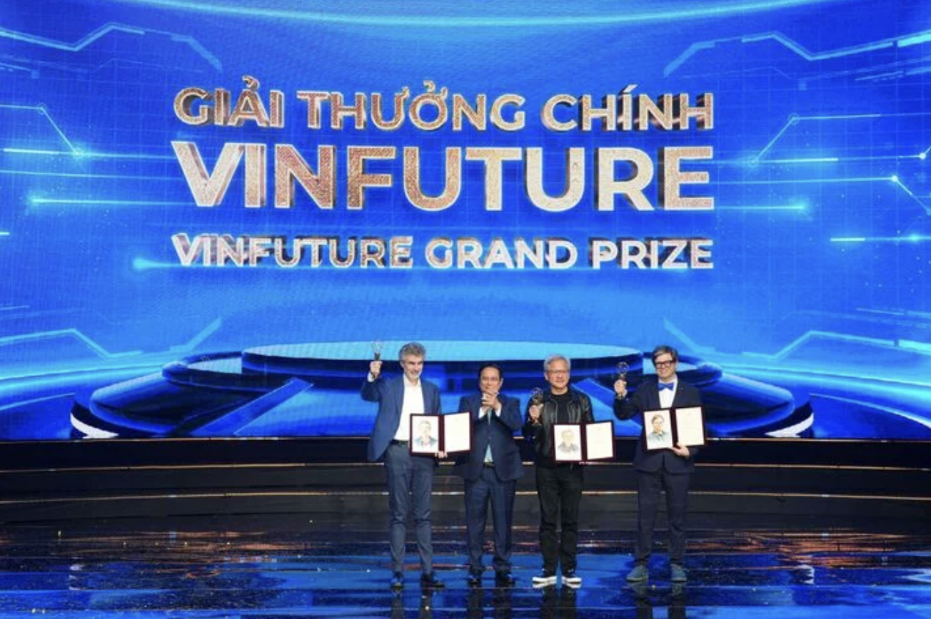 Hội đồng Giải thưởng VinFuture nói gì về quyết định vinh danh CEO Nvidia?- Ảnh 1.